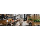COVERRA 1B Corten Blumentopf / Planzkübel mit Paneel / Spalier, rostiges Design-Objekt aus Corten-Stahl, Materialdicke 2mm,120x60x180 cm, Trenner Indoor / Outdoor, made in EU ( Versand kostenfrei *)