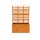 COVERRA 1B Corten Blumentopf / Planzkübel mit Paneel / Spalier, rostiges Design-Objekt aus Corten-Stahl, Materialdicke 2mm,120x60x180 cm, Trenner Indoor / Outdoor, made in EU ( Versand kostenfrei *)