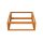 Corten PAQUETE VACIO 1 Beeteinfassung   / Zaun / Rank-Barriere / Beet-Schutz, offenes Rahmen-Design aus Corten-Stahl 90x90x30 cm, Materialdicke 2mm, made in EU