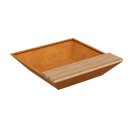 Stadtmöblierung: BASTIDOR 5C Corten Sitz-Bank,...