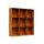 LENA MAX Corten Holzregal für innen und außen (witterungsbeständig), rostiges Design-Objekt aus echtem Corten-Stahl (!), Materialdicke 2mm, Brennholzregal  mit Rückwand rostiges Metall 200x40x200 cm,  Scheit-Holzregal made in EU ( Versand kostenfrei *)