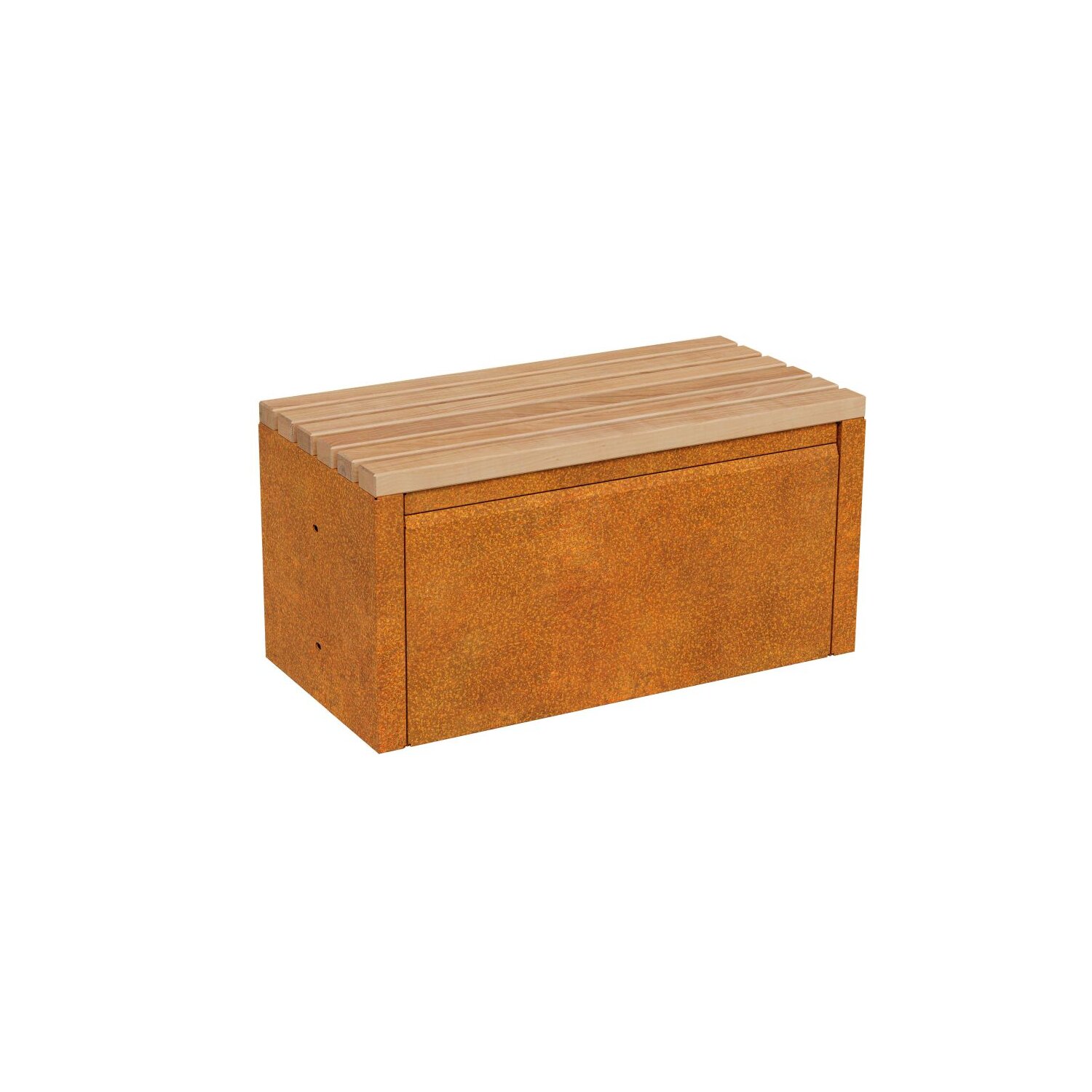 ESTA2  ESTAR 2 Corten Stadtmöblierung, modulares Baukastensystem für kommunale Außenflächen 90x45x45 cm, Materialdicke 2mm, Stadtmobiliar made in EU ( Versand kostenfrei *) 	 
		 (Cortenstahl, Corten, Design, Stadtmöblierung)  
	