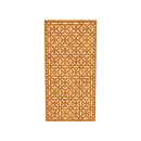 DECORA 4 , lasercut Paneel Corten, Raumtrenner im Außenbereich / Barriere / Zaun, rostige Sichtschutz-Wand aus Corten-Stahl 91x1x Höhe191 cm, Materialdicke 2mm, made in EU