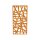 DECORA 7 , lasercut Paneel Corten modern abstrakt, Raumtrenner im Außenbereich / Barriere / Zaun, rostige Sichtschutz-Wand aus Corten-Stahl 91x1x Höhe191cm, Materialdicke 2mm, made in EU