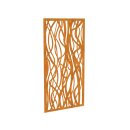 DECORA 9, lasercut Paneel Corten modern, Raumtrenner im...