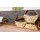 LENA SKL TRAPEZ 1200 Corten Holzständer, rostiges Design-Objekt aus Corten-Stahl, Materialdicke 2mm,  Brennholzregal  metall,  witterungsbeständig  (für außen),120x40x52 cm,  Scheit-Holzregal made in EU