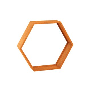 LENA SKL NORMAL 1200 Corten Holzständer, rostiges Design-Objekt aus Corten-Stahl, Materialdicke 2mm,  Brennholzregal  metall,  witterungsbeständig  (für außen),120x40x104 cm,   Scheit-Holzregal made in EU