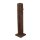 Garantia WOOD outdoor Wasser-Zapfsäule Darkwood / dunkle Holzstruktur – 100 x 25 x 25 cm Garten-Wasserhahn, täuschend echt aussehender und witterungs-unempfindlicher Kunststoff  mit 3/4" Zoll Chrom Metall-Auslaufhahn & Schlauchanschluss, made in Germany