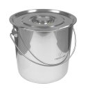 FISCHER-LAHR Edelstahl AISI 304 Honig-Eimer 21 Liter...