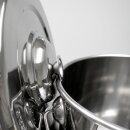 FISCHER-LAHR Edelstahl AISI 304 Honig-Eimer 21 Liter (~29,4 kg Honig), mit Edelstahl-Deckel, lebensmittelecht, für Honig und Lebensmittel wie Fette / Öl, Konditorei-Pasten, kleine Vorteige, Soßen, Umfüll-Eimer Getränke, Küchen-, Gastro- oder Futter-Eimer
