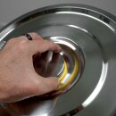 FISCHER-LAHR Edelstahl AISI 304 Honig-Eimer 21 Liter (~29,4 kg Honig), mit Edelstahl-Deckel, lebensmittelecht, für Honig und Lebensmittel wie Fette / Öl, Konditorei-Pasten, kleine Vorteige, Soßen, Umfüll-Eimer Getränke, Küchen-, Gastro- oder Futter-Eimer