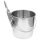 FISCHER-LAHR Edelstahl AISI 304 Honig-Eimer 21 Liter (~29,4 kg Honig), mit Edelstahl-Deckel, lebensmittelecht, für Honig und Lebensmittel wie Fette / Öl, Konditorei-Pasten, kleine Vorteige, Soßen, Umfüll-Eimer Getränke, Küchen-, Gastro- oder Futter-Eimer
