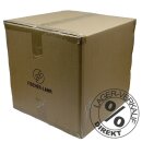 FISCHER-LAHR Edelstahl AISI 304 Honig-Lager-Behälter / Honig-Abfüllkübel 50L (~70 kg Honig), Spannverschluss und Quetschhahn , lebensmittelecht, Tansportbehälter für Honig mit luftdichtem Edelstahl-Deckel