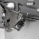 FISCHER-LAHR Edelstahl AISI 304 Honig-Lager-Behälter 50 Liter (~70 kg Honig), mit Edelstahl-Deckel und Spannverschluss, lebensmittelecht, für Honig und Lebensmittel wie Fette, Konditorei-Pasten,  Umfüll-Eimer Getränke, Küchen-, Gastro- oder Futter-Eimer