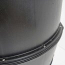 YERD Regenfass Set: 170 l Regentonne Wassertank, schwarz, Fass mit passendem Untergestell 170 Liter (100 cm Hoch)