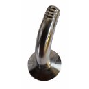 Tri-Clamp Schlauchanschluss gebogen 50.5 x 19 mm Tülle
