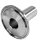 Tri-Clamp Schlauchanschluss gerade  50.5 x 19 mm Tülle