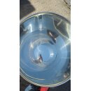 B-Ware Fischer-Lahr® konfigurierbarer Grundtank: Fischer Serie Q 200 Liter, Edelstahlbehälter rund, Basis variabel für Immervolltank oder Saftfass, Edelstahl-Fass offen inkl. Deckel ohne Schwimmdeckel - RESTPOSTEN