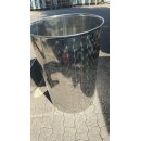 B-Ware Fischer-Lahr® konfigurierbarer Grundtank: Fischer Serie Q 200 Liter ALTE VERSION, Edelstahlbehälter rund, Basis variabel für Immervolltank oder Saftfass, Edelstahl-Fass offen inkl. Deckel ohne Schwimmdeckel - RESTPOSTEN