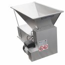 Edelstahl- Entsteiner / Entkerner für Fruchtmus: elektr. Obst-Entsteiner / Passier-Maschine OE400e, 400 kg Steinobst pro Std, für Kirschen, Pflaumen etc / wechselbare Edelstahl Passier-Einsätze, Kirsch-Entsteiner made in EU (Versand kostenfrei*)