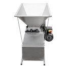 Edelstahl- Entsteiner / Entkerner für Fruchtmus: elektr. Obst-Entsteiner / Passier-Maschine OE400e, 400 kg Steinobst pro Std, für Kirschen, Pflaumen etc / wechselbare Edelstahl Passier-Einsätze, Kirsch-Entsteiner made in EU (Versand kostenfrei*)