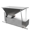 Edelstahl- Entsteiner / Entkerner für Fruchtmus: elektr. Obst-Entsteiner / Passier-Maschine OE400e, 400 kg Steinobst pro Std, für Kirschen, Pflaumen etc / wechselbare Edelstahl Passier-Einsätze, Kirsch-Entsteiner made in EU (Versand kostenfrei*)