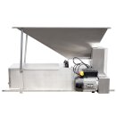 Edelstahl- Entsteiner / Entkerner für Fruchtmus: elektr. Obst-Entsteiner / Passier-Maschine OE400e, 400 kg Steinobst pro Std, für Kirschen, Pflaumen etc / wechselbare Edelstahl Passier-Einsätze, Kirsch-Entsteiner made in EU (Versand kostenfrei*)