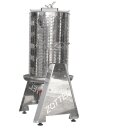 High-End Hydro-Obstpresse Edelstahl: Zottel Hydropresse Beerenpresse (Traubenpresse) / Apfelpresse HPE35k, Wasserdruck-Presse 35 Liter Inhalt, Presskorb kippbar, hoch glänzendes Finish durch elektro-polierten Edelstahl, made in EU (Versand kostenfrei)*