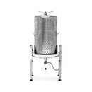 High-End Hydro-Obstpresse Edelstahl: Zottel Hydropresse Beerenpresse (Traubenpresse) / Apfelpresse HPE35k, Wasserdruck-Presse 35 Liter Inhalt, Presskorb kippbar, hoch glänzendes Finish durch elektro-polierten Edelstahl, made in EU (Versand kostenfrei)*