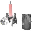 High-End Hydro-Obstpresse Edelstahl: Zottel Hydropresse Beerenpresse (Traubenpresse) / Apfelpresse HPE35k, Wasserdruck-Presse 35 Liter Inhalt, Presskorb kippbar, hoch glänzendes Finish durch elektro-polierten Edelstahl, made in EU (Versand kostenfrei)*