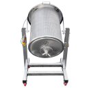Steige jetzt von der 40L Klasse auf: Edelstahl Hydropresse  FISCHER-LAHR FP67Inox, 67 Liter, Edelstahl Obstpresse kippbar, hochwertige Inox Wasserdruckpresse (Versand kostenfrei*)