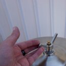 Steige jetzt von der 40L Klasse auf: Edelstahl Hydropresse  FISCHER-LAHR FP67Inox, 67 Liter, Edelstahl Obstpresse kippbar, hochwertige Inox Wasserdruckpresse (Versand kostenfrei*)
