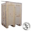 Steige jetzt von der 40L Klasse auf: Edelstahl Hydropresse  FISCHER-LAHR FP67Inox, 67 Liter, Edelstahl Obstpresse kippbar, hochwertige Inox Wasserdruckpresse (Versand kostenfrei*)