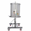 Steige jetzt von der 40L Klasse auf: Edelstahl Hydropresse  FISCHER-LAHR FP67Inox, 67 Liter, Edelstahl Obstpresse kippbar, hochwertige Inox Wasserdruckpresse (Versand kostenfrei*)