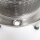Fischer-Lahr® Mini Profi-Hydropresse FP6INOX: Wasserdruck-Presse 6 Liter, komplett aus Edelstahl, Apfelpresse / Obstpresse / Mostpresse, Tisch-Maischepresse für Haushalt, Gastro & Labor, mit Profi Hydrodruck-Technik, mit verstärktem Edelstahl-Deckel