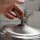 Fischer-Lahr® Mini Profi-Hydropresse FP6INOX: Wasserdruck-Presse 6 Liter, komplett aus Edelstahl, Apfelpresse / Obstpresse / Mostpresse, Tisch-Maischepresse für Haushalt, Gastro & Labor, mit Profi Hydrodruck-Technik, mit verstärktem Edelstahl-Deckel