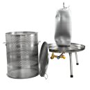 B-Ware Edelstahl Wasserdruckpresse 90 Liter - leichte Gebrauchsspuren Vorführmodell