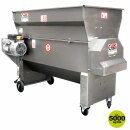 Trauben-Abbeermaschine: Motorbetriebene Abbeermaschine aus Edelstahl TA 5000, 2000W, Rebler elektrisch 400V, Leistung 5000 kg/Std. (versandkostenfrei)*