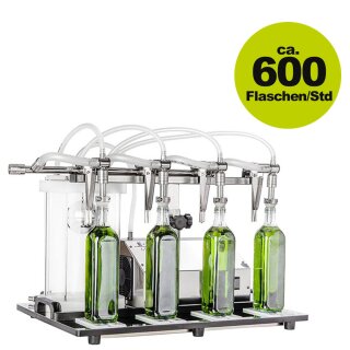 ENOL Vakuum- / Unterduck-Abfüllgerät: Enolmaster Edelstahl Vakuum-Abfüllgerät Öl  und Likör  Abfüller / bis ca. 600 Flaschen/h (versandkostenfrei)*