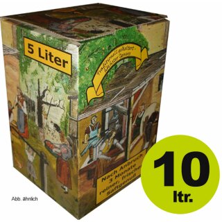 Bag in Box: Karton, Motiv "Alte Wein-Presse" 10 Liter  