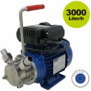 Elektrische Weinpumpe / Saft-, Getränke-Pumpe: Impellerpumpe PWI 25, Leistung 3000 lt/h,   lebensmittelecht,  aus Edelstahl,  Bypass, 380 Volt (versandkostenfrei)*