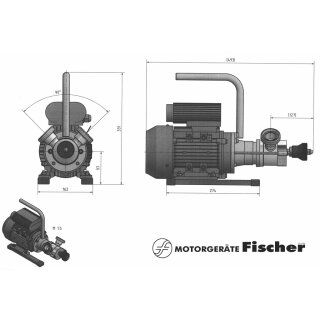Monopoel GmbH - Bohrmaschinenpumpe, 3/4 Zoll, 32 l/min