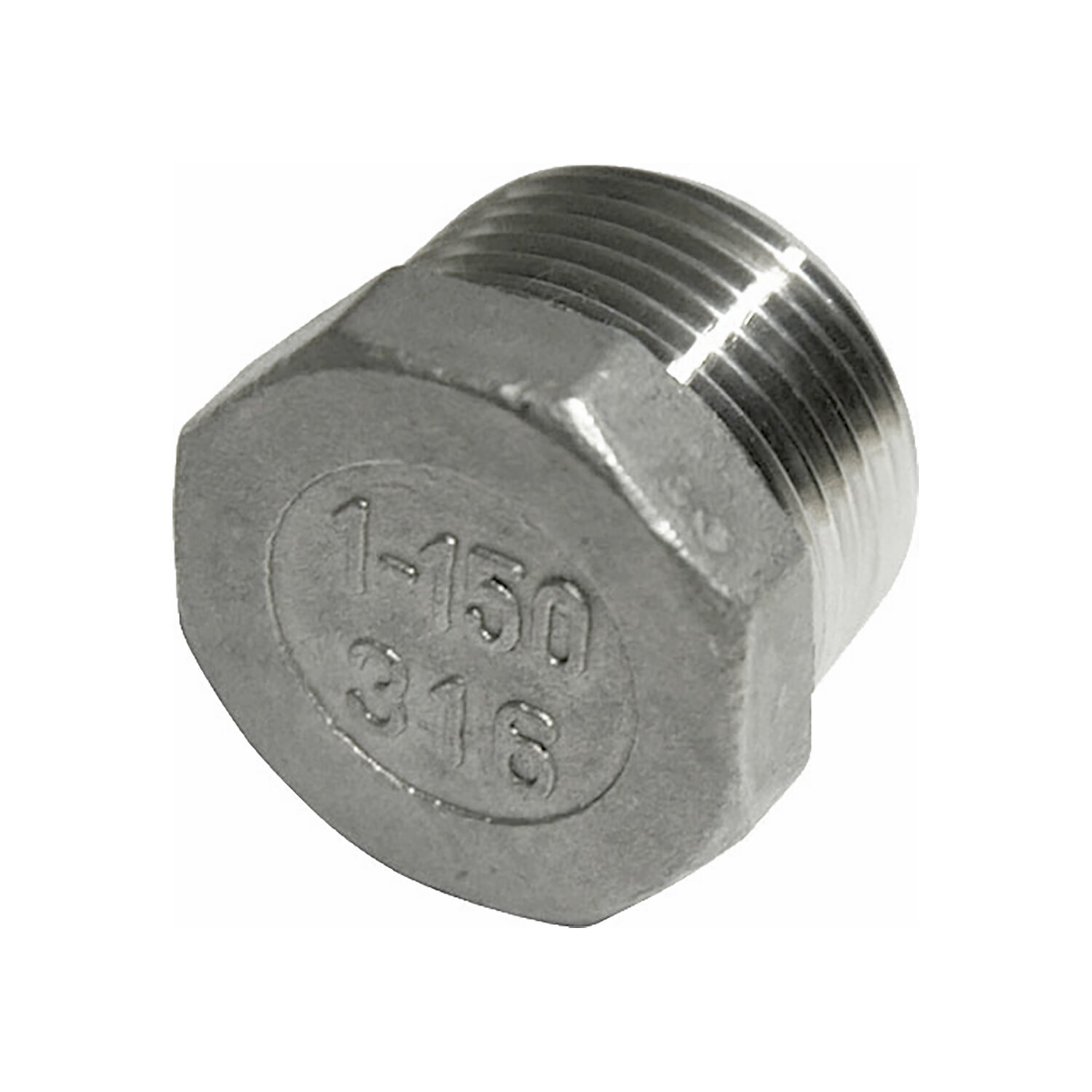 SM12305  Blindstopfen, Verschlussstopfen  1 1/4 Zoll, Edelstahl, lebensmittelecht 	 
		 (Edelstahlhahn, Kugelhahn, Scheibenventil, Blindkappe, Honighahn, Probierhahn, Zapflochklappe, Doppelnippel)  
	