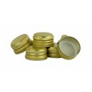 MCA Flaschen Hand-Schraubverschluss Metall gold-farben,...