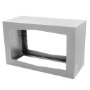 YERD Holzbox  / Hocker aus echtem Corten-Stahl: sehr...