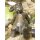 Gartendeko Figur: Bronzefigur Garten, Emil der Hase, Wasserspeier/Brunnen, 11 cm hoch, original Rottenecker Objekt