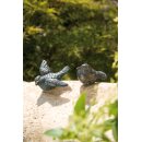 Gartendeko Figur: Bronzefigur Garten, Vogel, sitzend, 5...