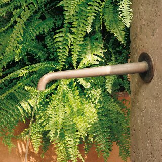 Bronze Wasserauslauf 36 cm lang/ Brunnen