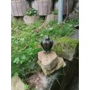 Gartendeko Figur: Bronzefigur Garten,  Turmfalke, 31 cm...