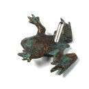 Gartendeko Figur: Bronzefigur Garten,  Mini-Frosch, 4 cm...